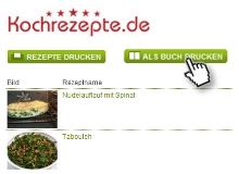 Kochbuch drucken