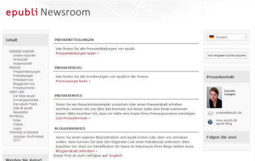 epubli Newsroom