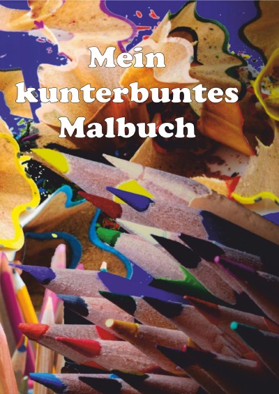 'Mein kunterbuntes Malbuch'-Cover