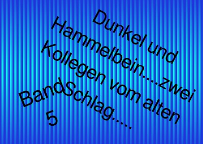 'Dunkel und Hammelbein'-Cover