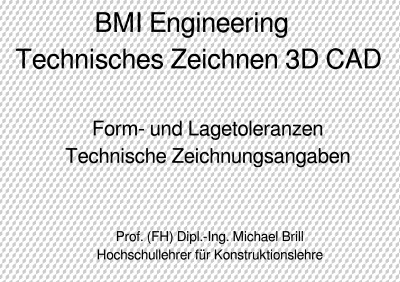 'Cover von Technisches Zeichnen 3D CAD'-Cover
