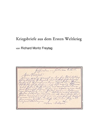 'Cover von Kriegsbriefe aus dem Ersten Weltkrieg'-Cover