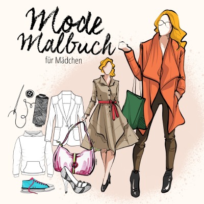 'Cover von Mode Malbuch für Mädchen'-Cover