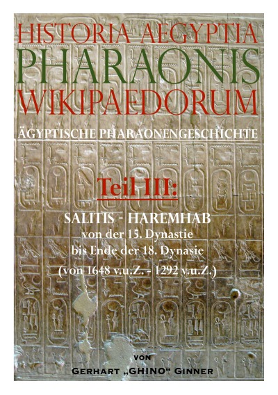 'Historia Aegiptia Pharaonis Wikipaedorum, Teil III'-Cover