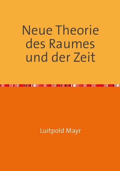 'Neue Theorie des Raumes und der Zeit'-Cover