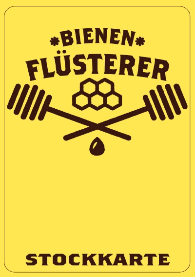 'Bienen Flüsterer – Stockkarte'-Cover