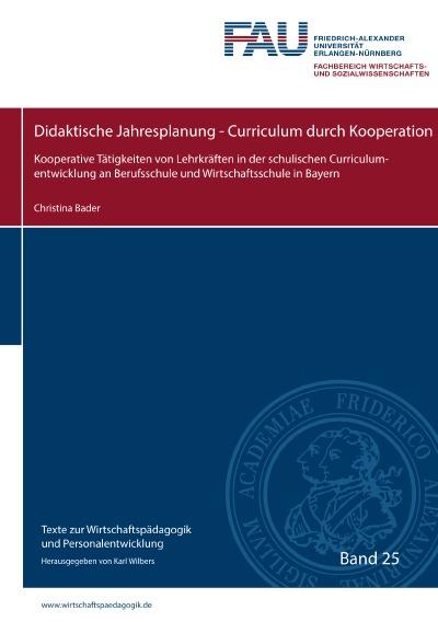 'Didaktische Jahresplanung – Curriculum durch Kooperation'-Cover