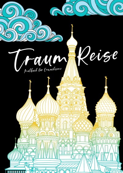 'Traumreise – Malbuch für Erwachsene'-Cover