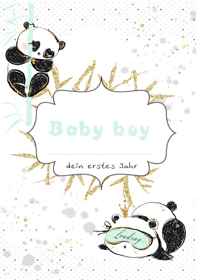 'Cover von Baby boy dein erstes Jahr'-Cover