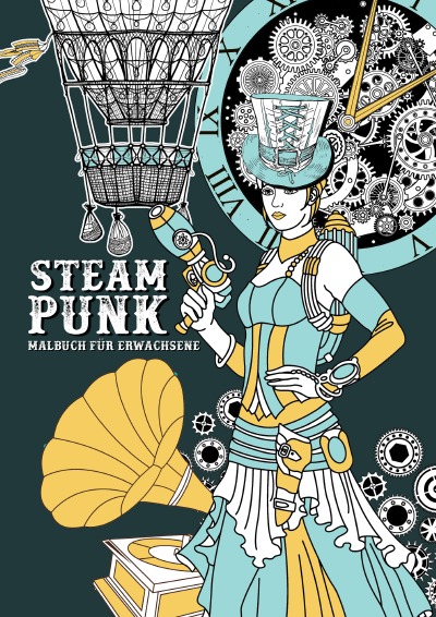 'Cover von Steampunk – Malbuch für Erwachsene'-Cover