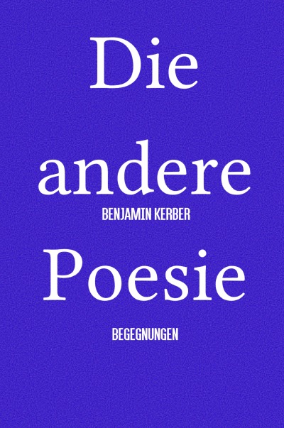 'Die andere Poesie'-Cover