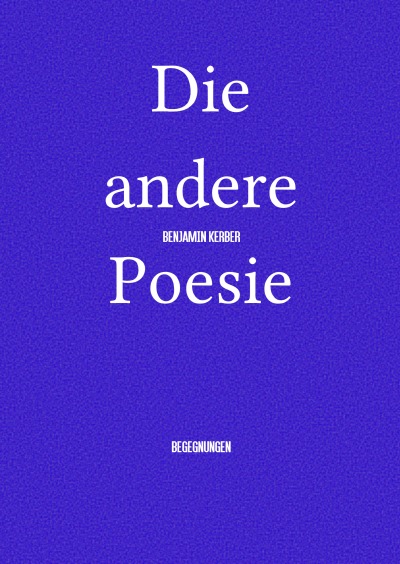 'Cover von Die andere Poesie'-Cover