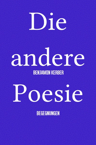 'Die andere Poesie'-Cover