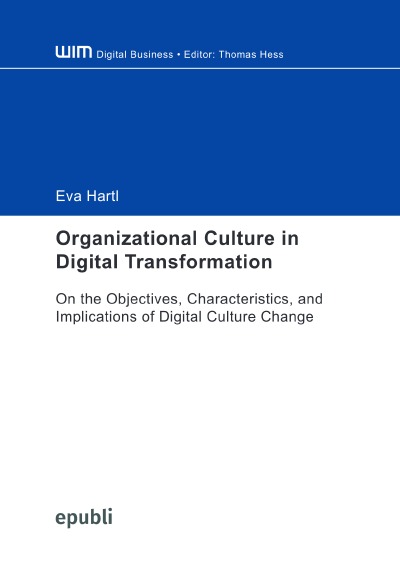 'Organizational Culture in Digital Transformation'-Cover