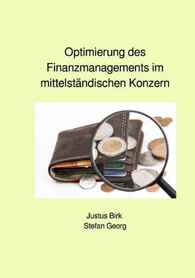 'Cover von Optimierung des Finanzmanagements im mittelständischen Konzern'-Cover