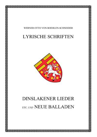 'Cover von Dinslakener Lieder'-Cover