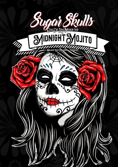 'Cover von Sugar Skulls Dia de los Muertos –  Malbuch für Erwachsene'-Cover