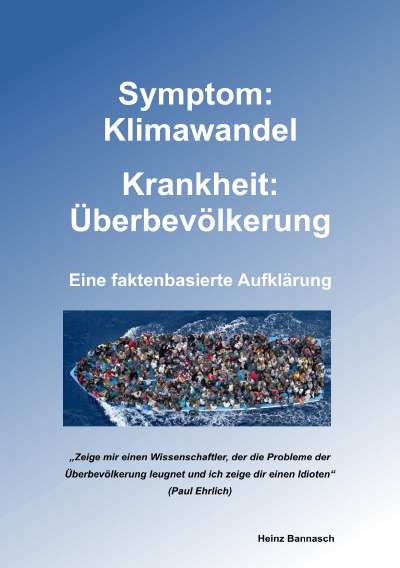 'Symptom: Klimawandel       Krankheit: Überbevölkerung'-Cover