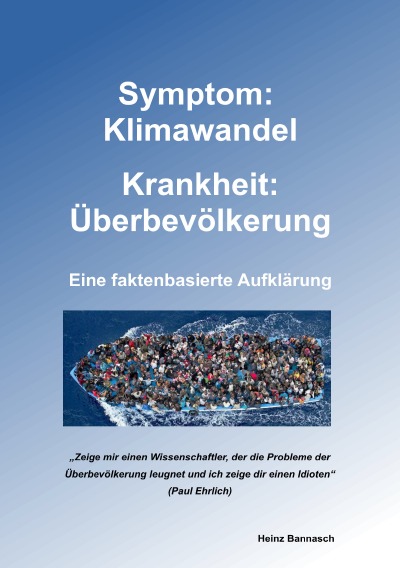 'Cover von Symptom: Klimawandel       Krankheit: Überbevölkerung'-Cover