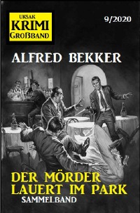 Der Mörder lauert im Park: Krimi Großband 9/2020 - Großdruck Taschenbuch - Alfred Bekker