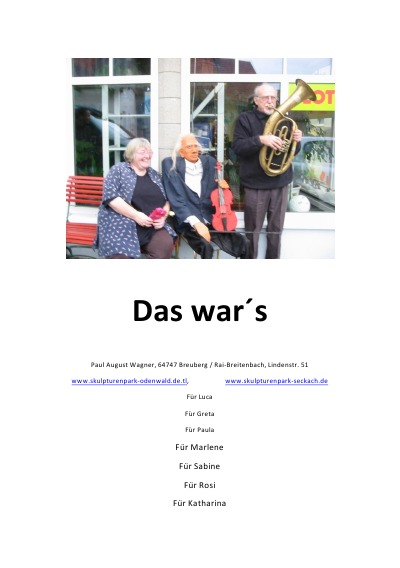 'Cover von Das war`s'-Cover