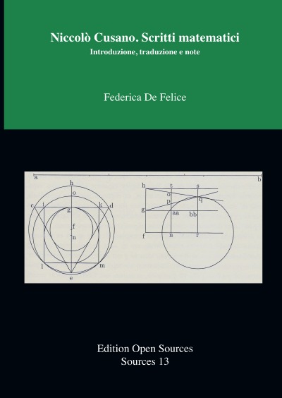 'Cover von Niccolò Cusano. Scritti matematici'-Cover