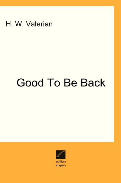 'Good To Be Back'-Cover