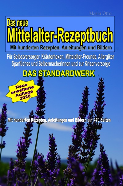 'Das neue Mittelalter-Rezeptbuch mit hunderten Rezepten, Anleitungen und Bildern'-Cover