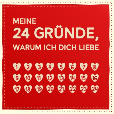 'Cover von Meine 24 Gründe, warum ich dich liebe'-Cover