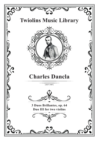 'Charles Dancla, Op. 64, 3 Duos brillants'-Cover