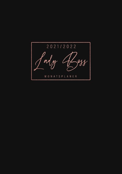 'Lady Boss Monatsplaner 2021/2022'-Cover