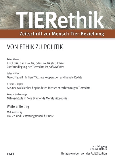 'TIERethik (12. Jahrgang 2020/2)'-Cover