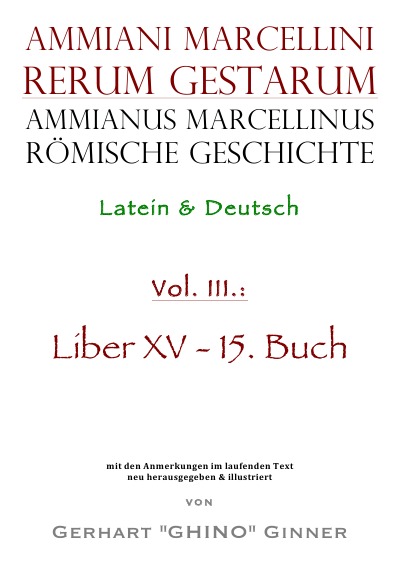 'Cover von Ammianus Marcellinus römische Geschichte III'-Cover