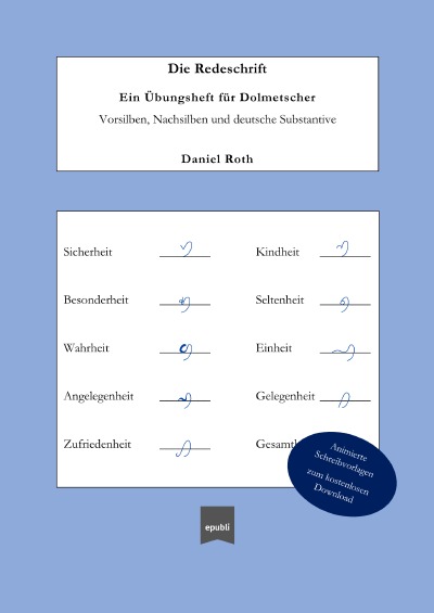 'Cover von Die Redeschrift; Ein Übungsheft für Dolmetscher'-Cover