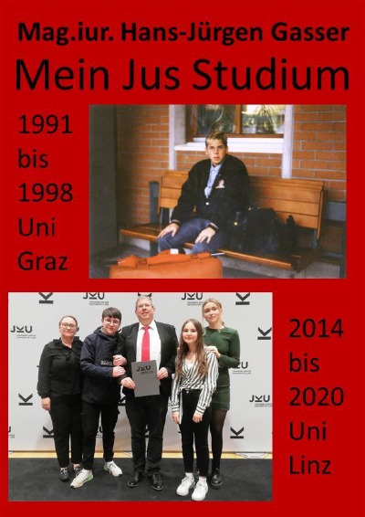 'Cover von Mein Jus Studium 1991-98 Uni Graz 2014-20 Uni Linz'-Cover