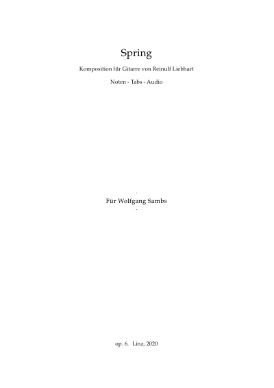 'Cover von Spring'-Cover