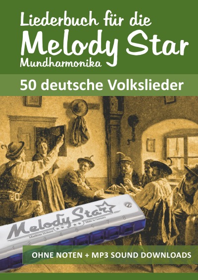 'Cover von Liederbuch für die Melody Star Mundharmonika – 50 deutsche Volkslieder'-Cover