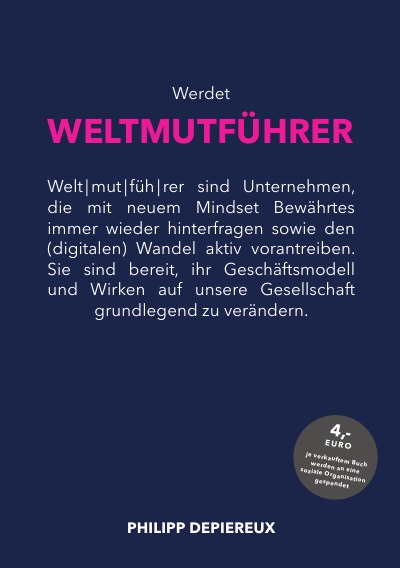'Werdet WELTMUTFÜHRER'-Cover