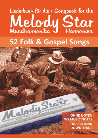 'Cover von Songbook for the Melody Star Harmonica – 52 Folk & Gospel Songs'-Cover