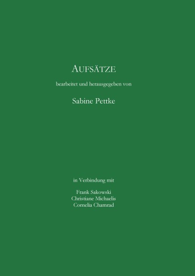 'Cover von Aufsätze'-Cover