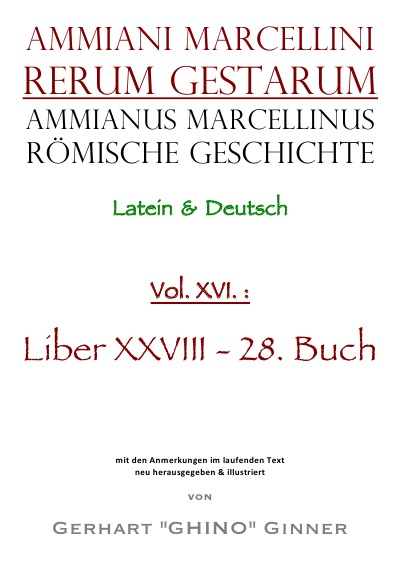 'Cover von Ammianus Marcellinus Römische Geschichte XVI.'-Cover