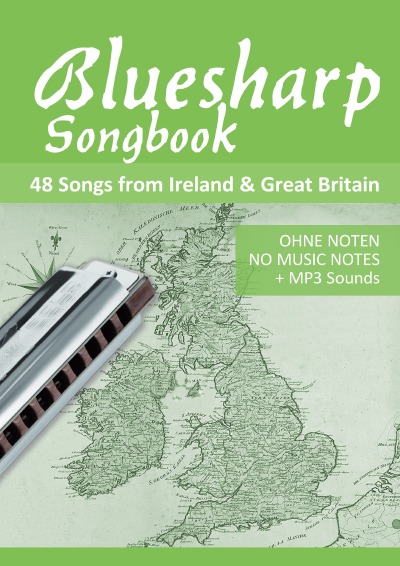 'Bluesharp Songbook – 48 Songs from Ireland & Great Britain'-Cover