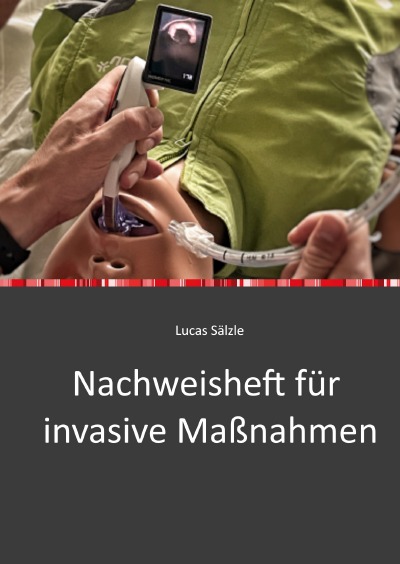 'Nachweisheft für invasive Maßnahmen'-Cover