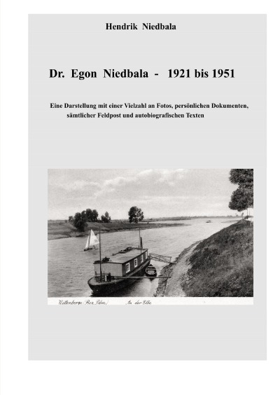 'Dr.  Egon  Niedbala   –   1921  bis  1951'-Cover