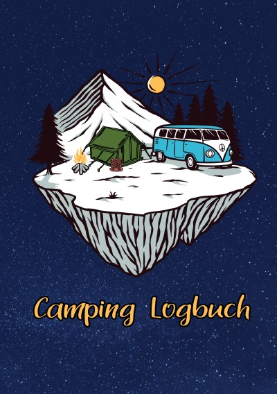 'Cover von Camping Logbuch: Wohnwagen Reisetagebuch – Camper Wohnmobil Reise Logbuch'-Cover