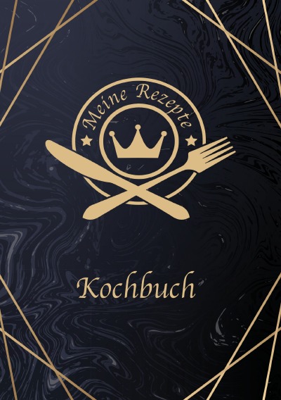 'Cover von Meine Rezepte: Rezeptbuch zum Selberschreiben – Rezept Notizbuch – Rezeptbuch zum Selbst Schreiben – Kochbuch zum Selberschreiben'-Cover