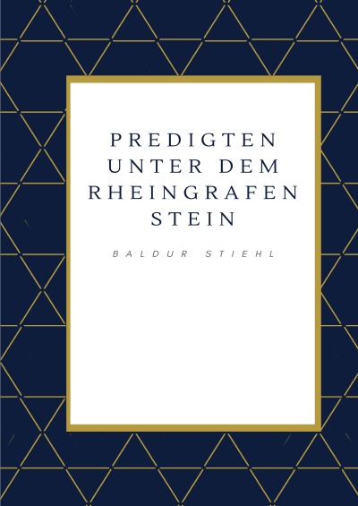 'Predigten unter dem Rheingrafenstein'-Cover