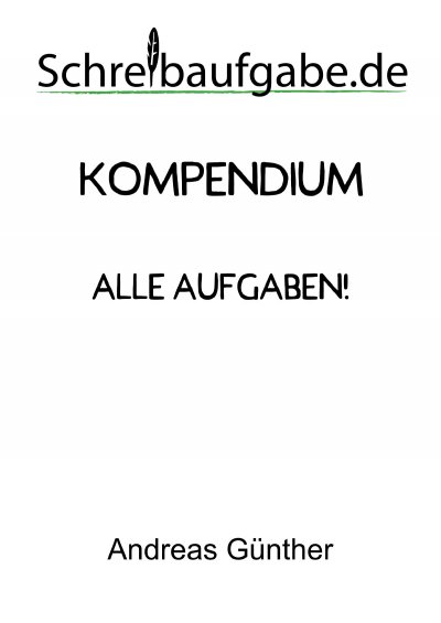 'Schreibaufgabe Kompendium'-Cover