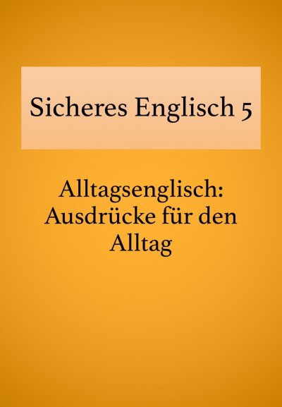 'Cover von Sicheres Englisch 5'-Cover