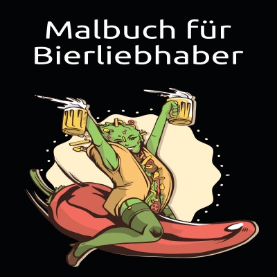 'Malbuch für Bierliebhaber'-Cover